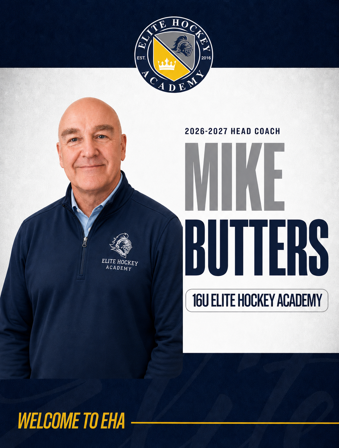 Elite Hockey Academy Names Mike Butters 16U Academy Head Coach featured image